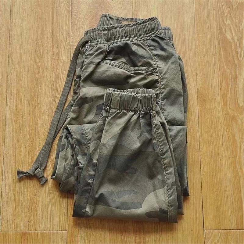 Αθλητικό Παντελόνι Τζόκινγκ Καμουφλάζ Γρήγορης Ξήρανσης Ελαφρύ Αναπνέον - Ελαστική Μέση, Καλοκαιρινό Παντελόνι Cargo