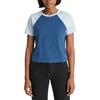 Vans Gracie Color Block Short Sleeve Crew Neck Cotton T-Shirt Women tops VN000U825TU