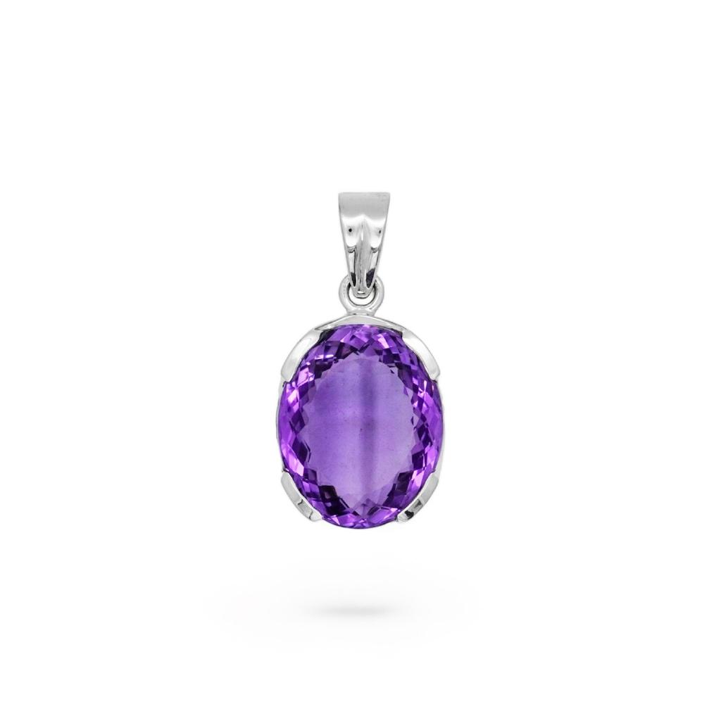 Rare Amethyst Pendant, 925 Sterling Silver Jewelry, Birthday Gift, Wedding Gifts