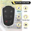 Smart Key Fob Replacement Fits for Cadillac Escalade 2016 2017 2018   Cadillac ESV 2015- Proximity Car Keyless Entry Remote Control 315Mhz HYQ2AB
