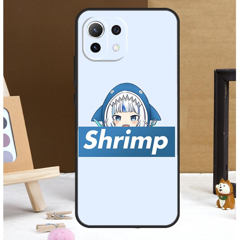 Gawr Gura Hololive Anime Case For POCO X6 Pro M6 X3 X4 X5 F3 F5 M5s Xiaomi 13 14 Ultra 12 Lite 11T 12T 13T Pro Cover