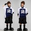 Kids' Silver Hip Hop Dance Costume Set for Boys & Girls