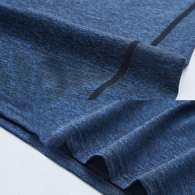 CANGHPGIN Fitness Short-sleeved Men's Yoga Wear Round Neck Loose Exercise Fitness T-shirt Size L-6XL