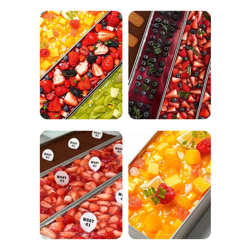 Tiramisu Cake Mold Removable Rectangular Non-Stick Stainless Steel Diy Cake Mousse Mold Tiramisus Baking Professional Tools