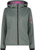 CMP Softshell Jacket Zip Hood Women (39A5006M) Women's Softshell Jacket Meliert (39A5006M) Mineral Me.