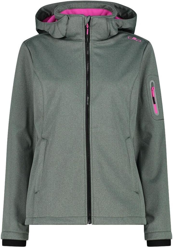 CMP Softshell Jacket Zip Hood Women (39A5006M) Women's Softshell Jacket Meliert (39A5006M) Mineral Me.