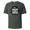 Funny HipHop Hungry Printing Tshirt For Men Wowen 100 Cotton Summer Breathable Tops Oneck Oversize Basic Tees Mens Clothing