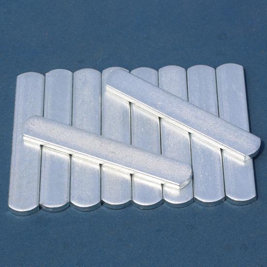 0,2 kg Lamiera d'Acciaio Testa Arrotondata Galvanizzata Riutilizzabile Resistente all'Usura Antiossidante Peso per Allenamento Liscio