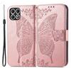 For T-Mobile REVVL 7 Case Butterfly Flower Leather Phone Cover Stand Credit Card Holder