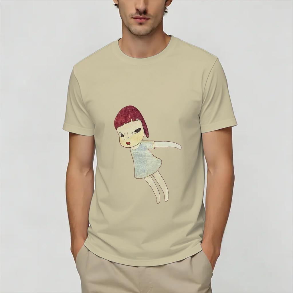 Yoshimoto Naras TShirt Summer Fashion T Shirts Unisexs Cotton Round Neck Oversize Tees Short Sleeve Streetwear Tops