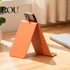 Customizable Phone Stand Flexible Silicone with Bendable Arm Portable Foldable Holder Pocket for Laptop Desk Bed Hands-Free Smartphones Tablets