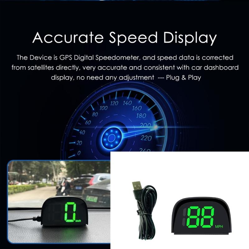Professional Driver Speed Meter Auto Brightness Speedometer for Long Drives