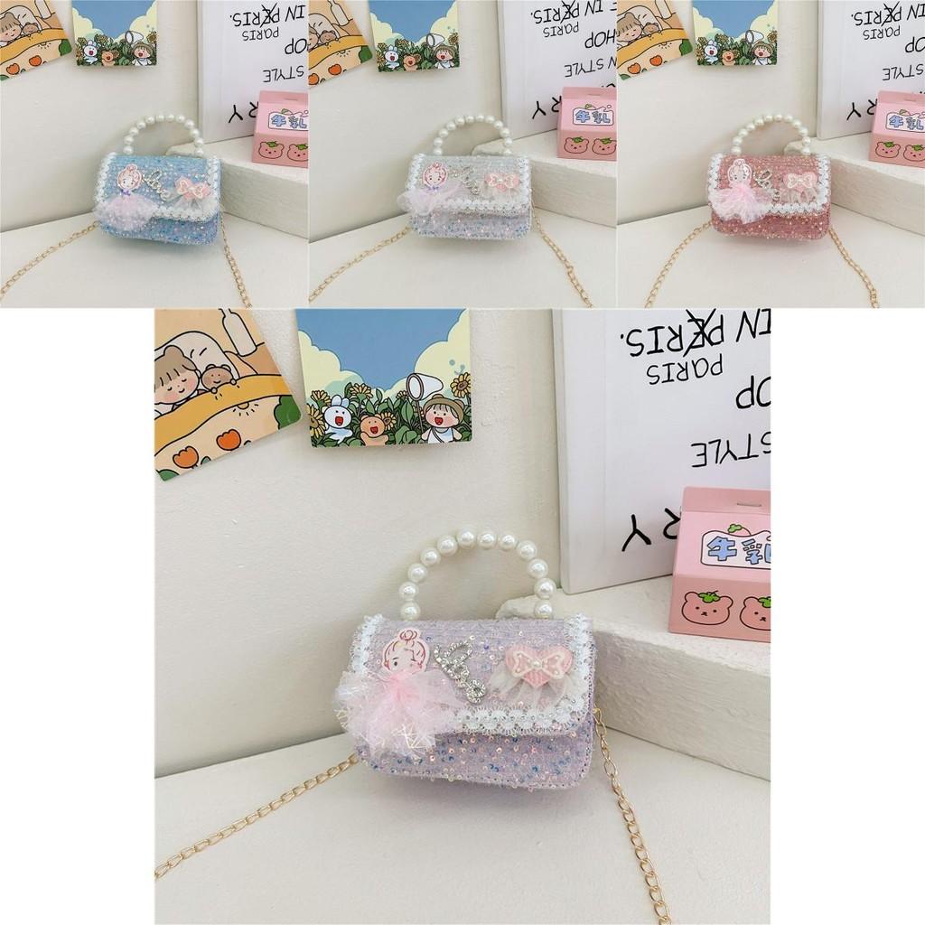 Stylish And Cute Beaded Crossbody Backpack For Girls Ideal For Preschool Use