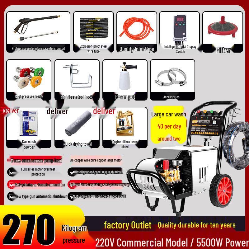 Black Cat Duke High-Pressure Washer CN plug (adapter included)