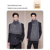 JIUMU Men's Thickened Cashmere Scarf
