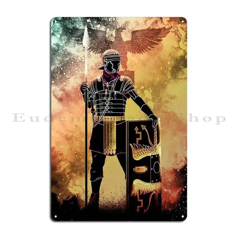Audentes Fortuna Iuvat SPQR Antica Roma Argento Romano Aquila Invictus Metallo Muro Grotta Garage Progettazione Decorazione Latta Segno Poster