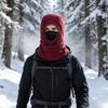 Waterproof Balaclava Hat Solid Color Face Neck Warmer Unisex Face Mask  Winter