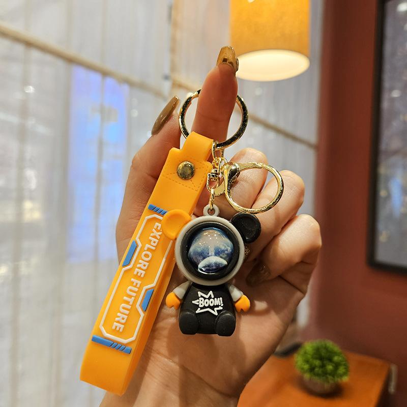 Reise zum Sternenhimmel Hase Astronaut Schlüsselanhänger Kreativer Auto-Schlüsselanhänger Anhänger Paar Geschenk Puppe Taschenanhänger