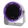 Desk Turbo Fan 2400mAh Rechargeable 100 Speeds Portable Air Circulator Fan Digital Display Wall