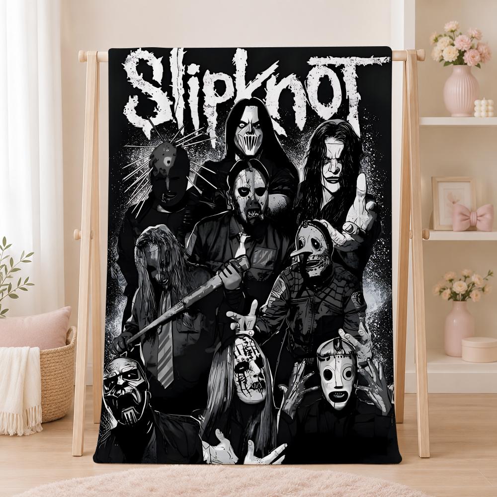 Rock Band S-SlipknotS Coperta Plaid Estiva Morbida Antistatica Lavabile Adatta ai Bambini Divano Letto