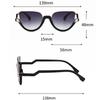 New Women's Half Frame Cat Eye Sun Glasses Women Classic Vintage Sun Glasses Summer Outdoor Travel Eyewear UV400