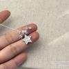 New 925 Silver Star Necklace Personality Charm Geometric Pendant Choker Birthday Gift Women's Fine Jewelry