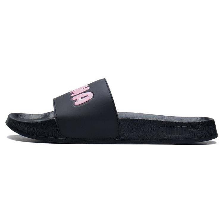 (WMNS) PUMA Leadcat 2.0 Logo Slide  Black  Women s 387234-02 EU 42
