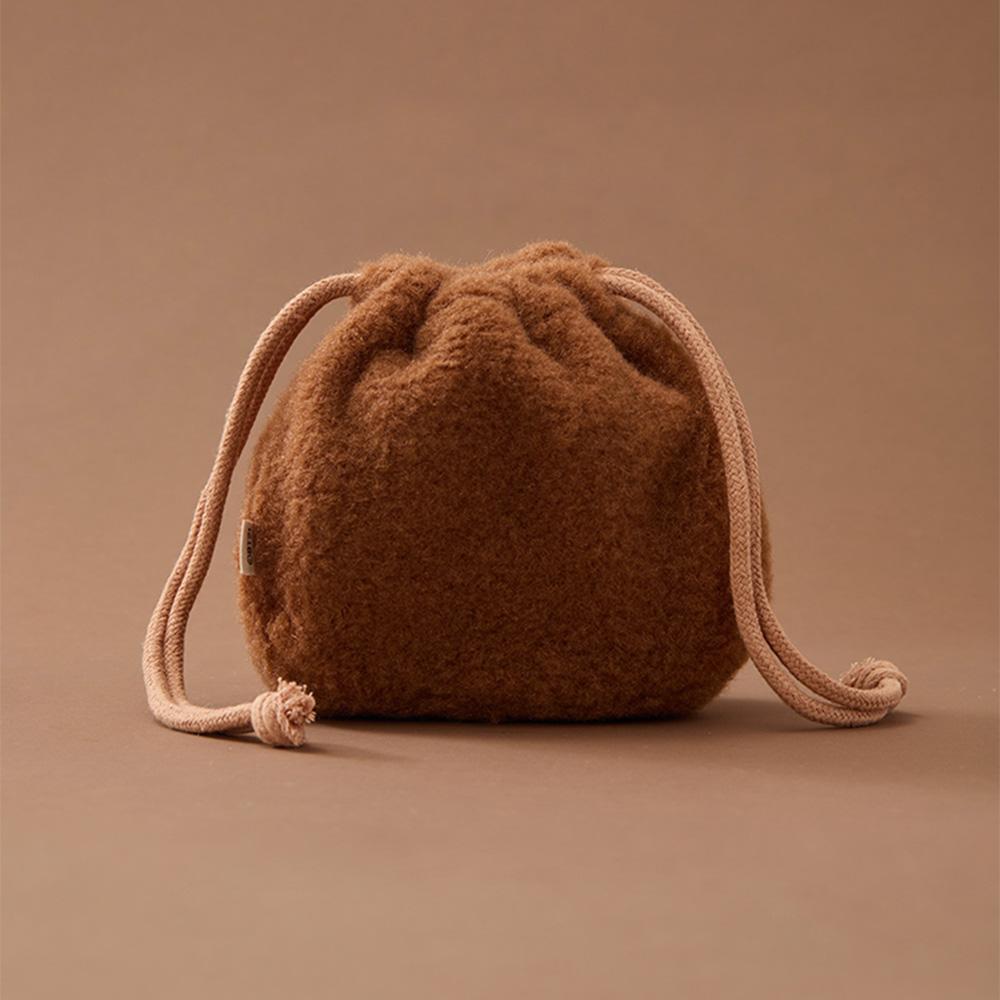 BT21 MANG BABY More Fluffy Face Drawstring Pouch