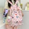 Schoolbag New Japanese Cartoon Print Graffiti Schoolbag Female Junior High School Backpack Niche Versatile Cute Girl Backpack