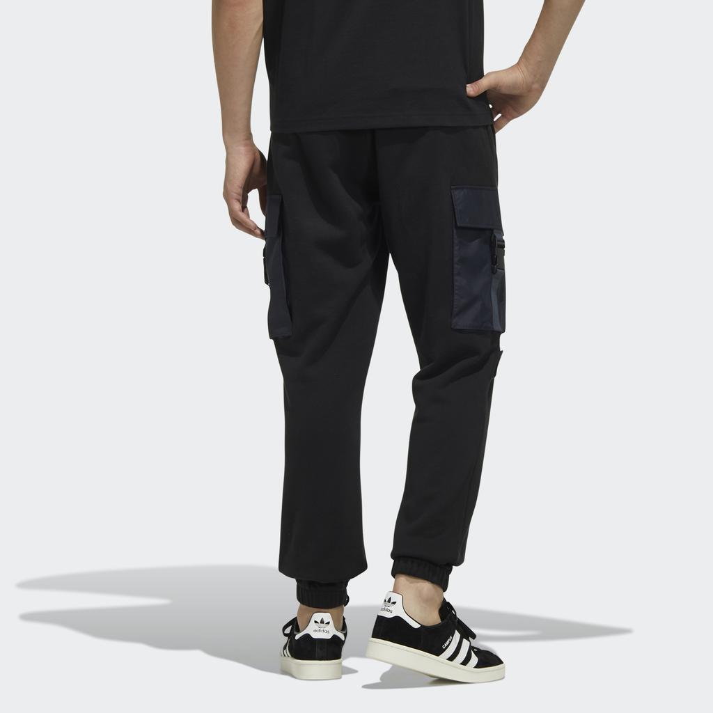 Adidas Originals Trefoil ADV Sweatpants With Utility Pockets And Cuffed Ankles Men Bottoms Black HC0370