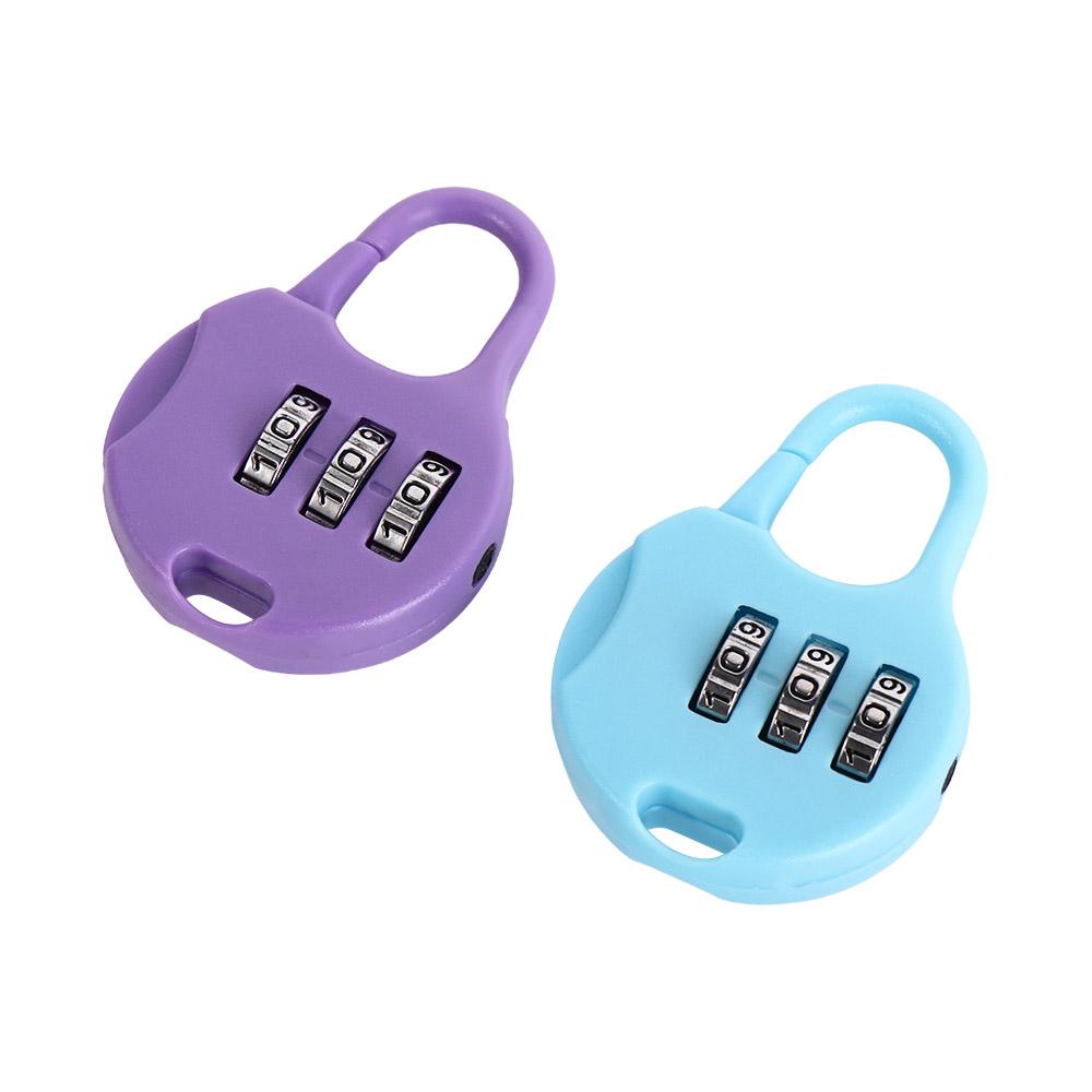 Plastic Password Combination Lock Backpack Padlock Digit Locks Anti-theft Padlock Drawer