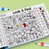 Interactief Zoek & Vind Activiteitenboek - Makkelijk te Gebruiken Indeling - Educatief Leren voor Cognitieve Ontwikkeling, Geheugen & Concentratie