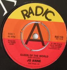 7inch Record JOANNE ELLIS  Queen Of The World RIC113 Radic 1980 UK Reggae Ska  Dub Used