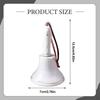 Hand Bell Call Dinner Hotel Iron Material Decorative Accent Hanging Rope Suitable for