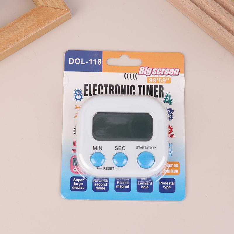 LED Zähleranzeige Wecker Magnetischer Digitaler Timer Manuell Elektronischer Countdown Hochzähl-Timer Küchen-Koch-Gadgets