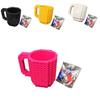 Hochwertige Baustein-Tasse mit einzigartigem Baustein-Design Kaffeetasse