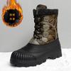 High Top Snow Boots Men's Outdoor Fleece Warm Thickened Cotton Boots Winter Martin Boots