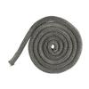 Heat Resistant Gasket Rope Kit 3 Pieces for Wood Stove Seal Fiberglass Rope and Flat Tape for Optimal Insulation