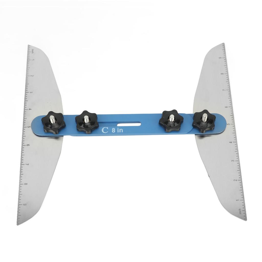 Stair Tread Template Tool Kit Multifunction Aluminium Alloy Stair Measuring Tool for Risers