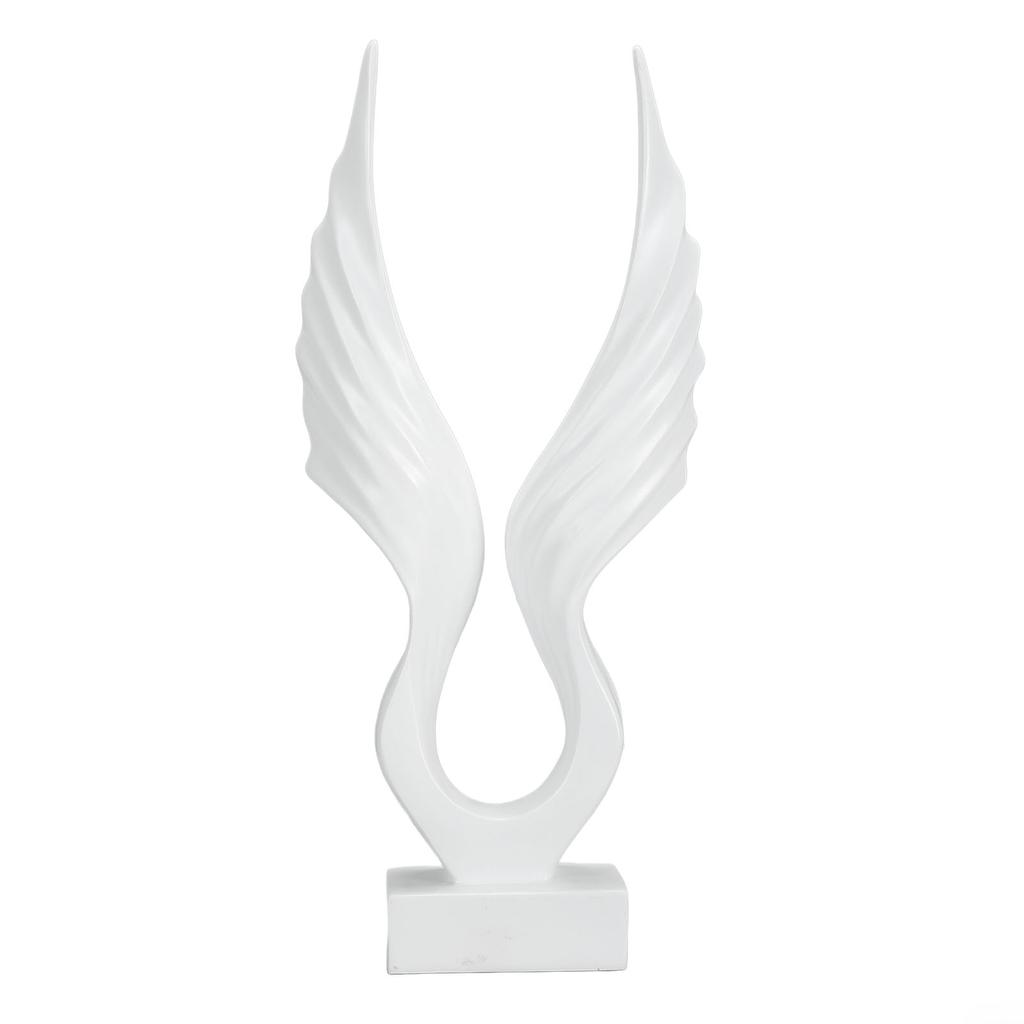 Abstract Wing Sculpture Artistic Decorative Resin Wing Statue Ornament for Living Room Office