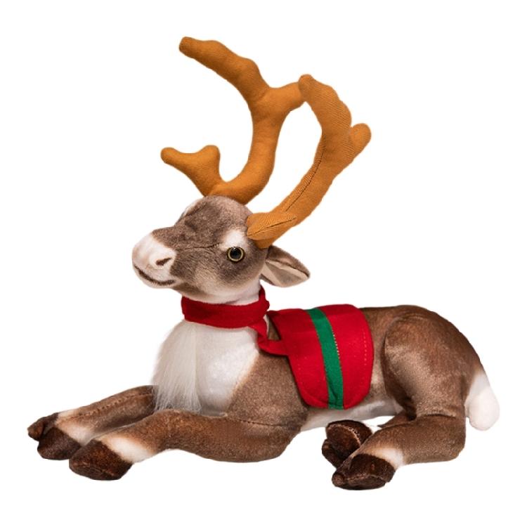 Мягкая плюшевая игрушка-лось, набитая ПП-хлопком, необходимая вещь для детской комнаты, успокаивающая кукла-животное, рождественский декор для комнаты малыша