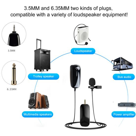 Mini Portable Wireless Rechargeable Microphone Voice Amplifier for Classroom