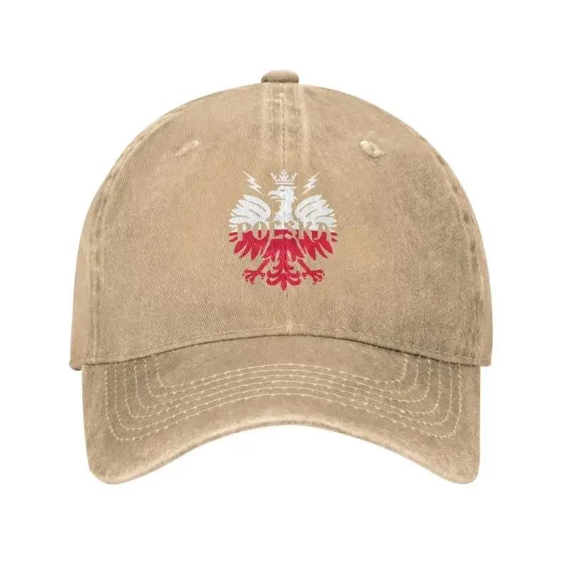 Custom Cotton Polska Polish Eagle Baseball Cap Unisex Women Adjustable Unisex Poland Pride Dad Hat Summer