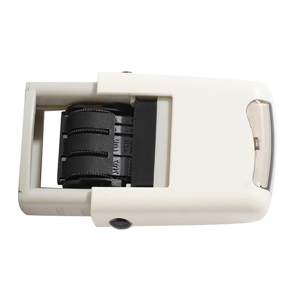 Date Stamp 25x2.8mm English Date Clear Imprint Quick Drying   Self Inking Stamp