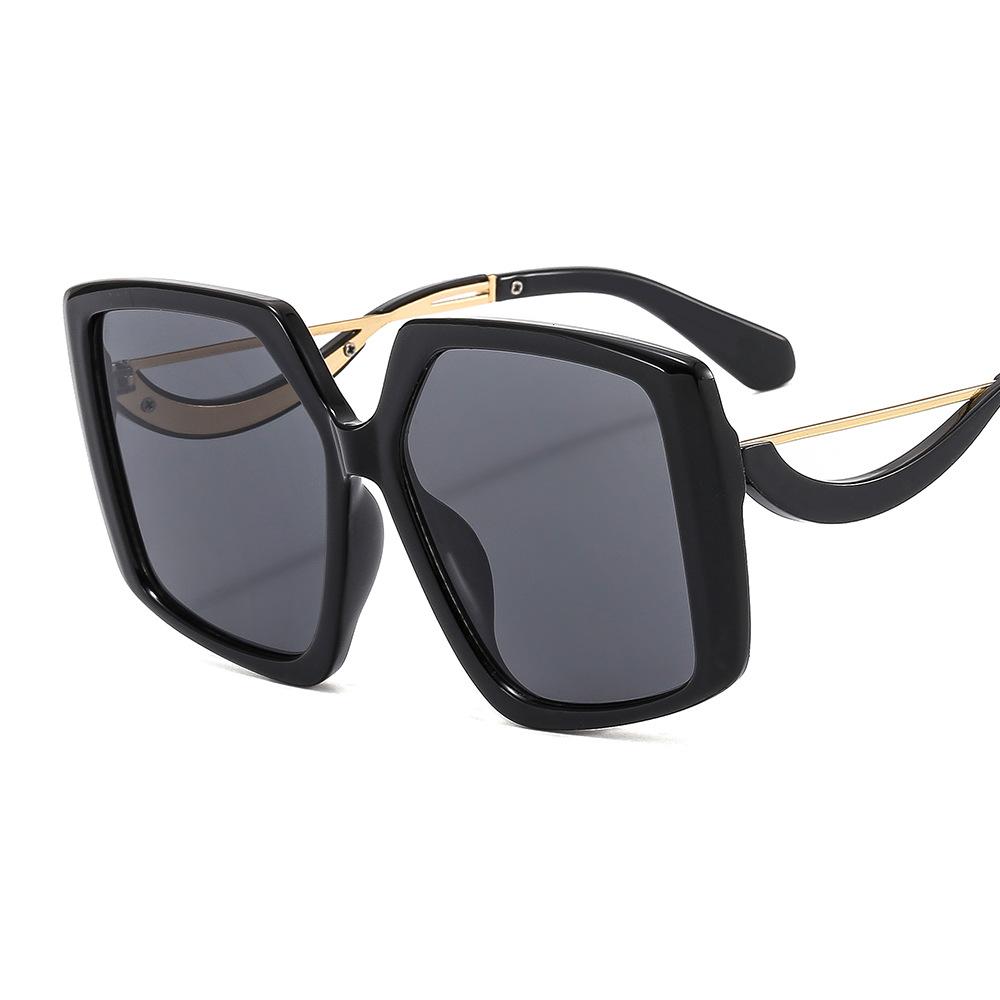 3918 Metal square Women s Sunglasses Uv400 Brand Candy Color Fashion Large Frame square Sunglasses
