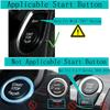 Blue Car Steering Wheel M1 M2 Mode Button & Start Engine Switch Button for BMW M3 M4 M5 M6 X5M X6M F10 F15 F16 F30 F34 F36 M Sport