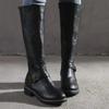 Shoes Women Boots Fashion Comfortable Waterproof Brown Long Boots for Women Plus Size Thigh High Boots Botas De Mujer 2024