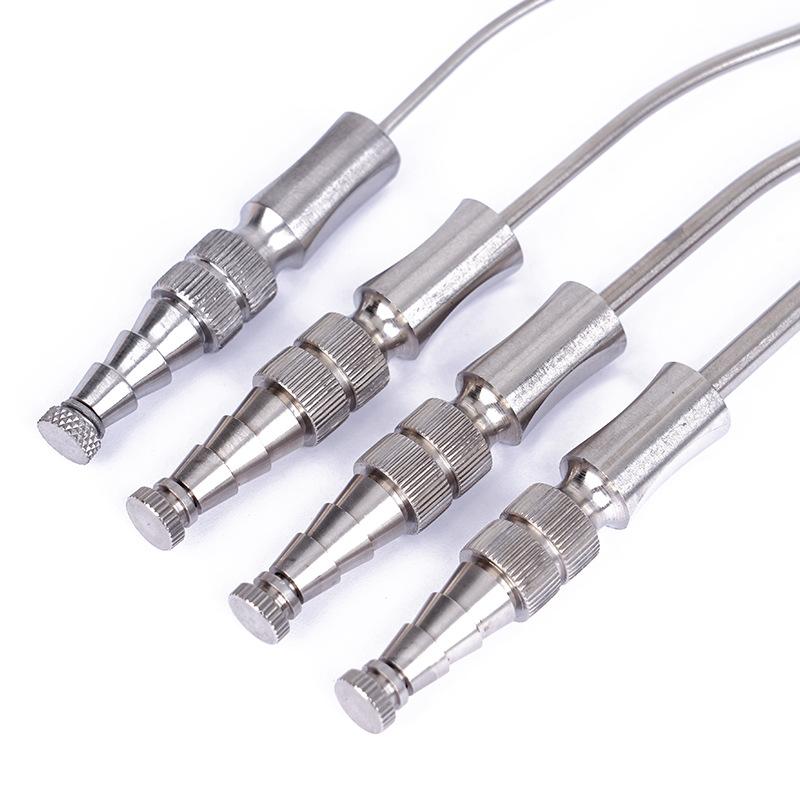 1 Stück Zahnmedizinischer Aspirator Edelstahl Saugrohr Laborrohr 2 mm/3 mm/4 mm/5 mm Implantatwerkzeug für Zahnklinikgebrauch