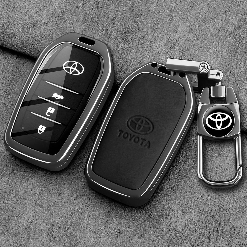 Premium Toyota Highlander Keycase 2024 Model 25 Special Edition Car Remote Control Shell with Metal Buckle Bag