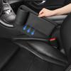 Car Seat Gaps Organizers, PU Leather Car Seat Gaps Filler Organizers Universal Adjustable Gaps Filler for Phone Cups